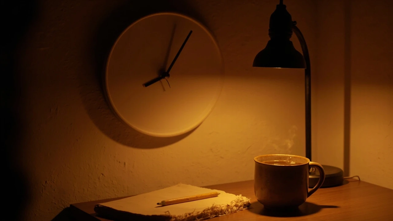 Zegar wskazujący godzinę 21:21 jako przykład lustrzanej godziny