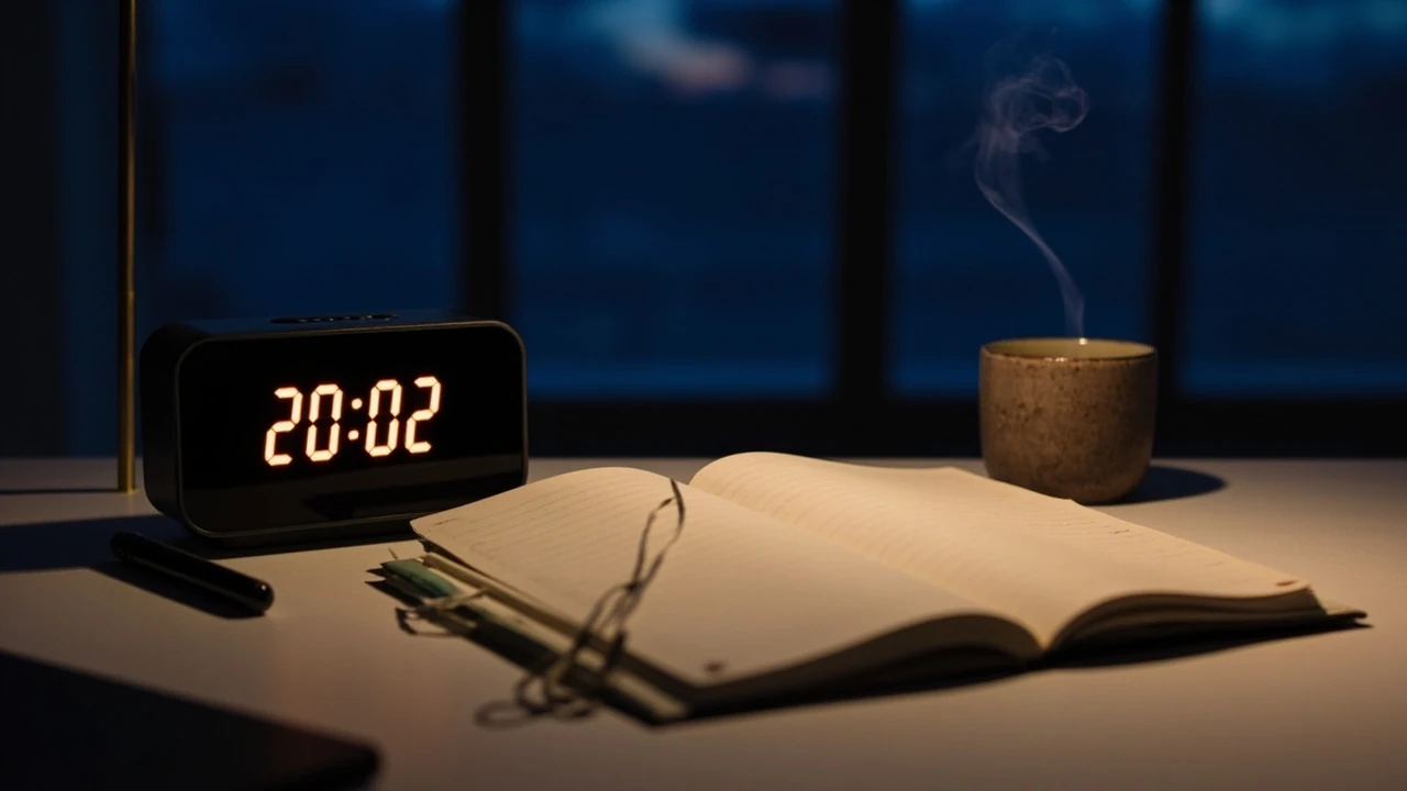 Zegar cyfrowy pokazujący godzinę 20:02 i jej znaczenie symboliczne
